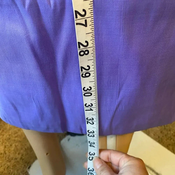 VTG Y2K Handmade Purple Silk Skirt Asian Women Traditional Size XS-S - Picture 5 of 6